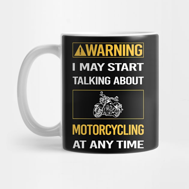 Funny Yellow Warning Motorcycling Motorcycle Motorbike Motorbiker Biker by relativeshrimp